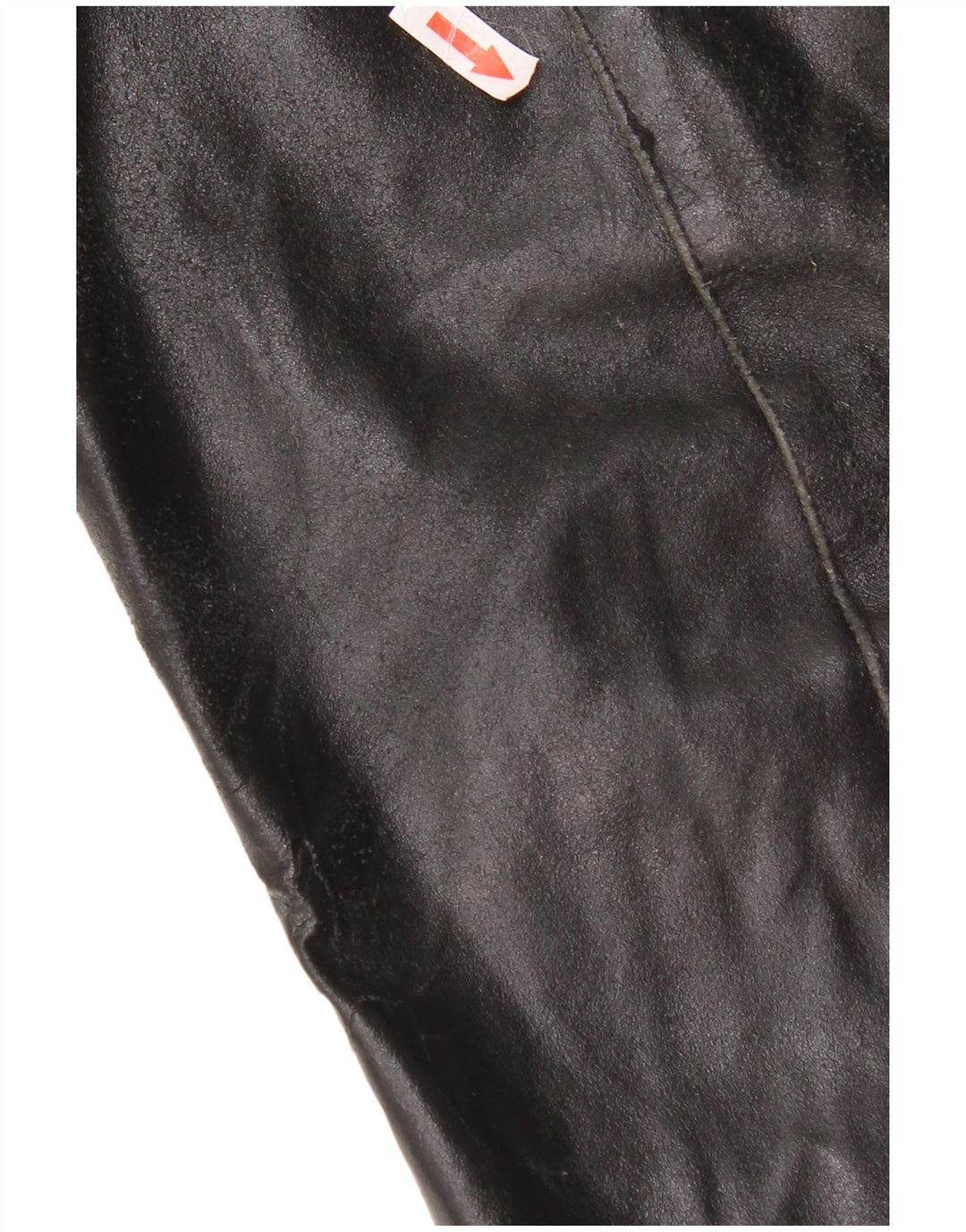 Jaqueta de couro masculina vintage UK 38 couro preto médio