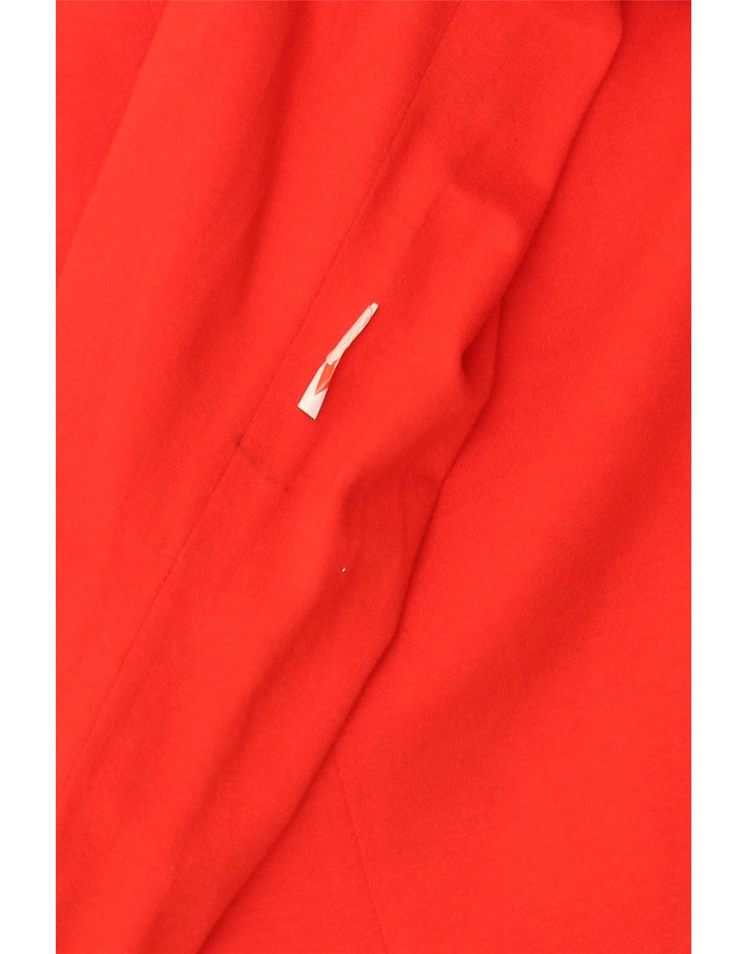 Jaqueta blazer feminina Zara com 1 botão Reino Unido 12 viscose vermelha média