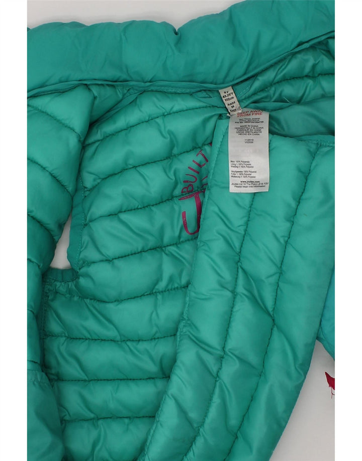 Joules Colete acolchoado para meninas 4-5 anos poliamida turquesa