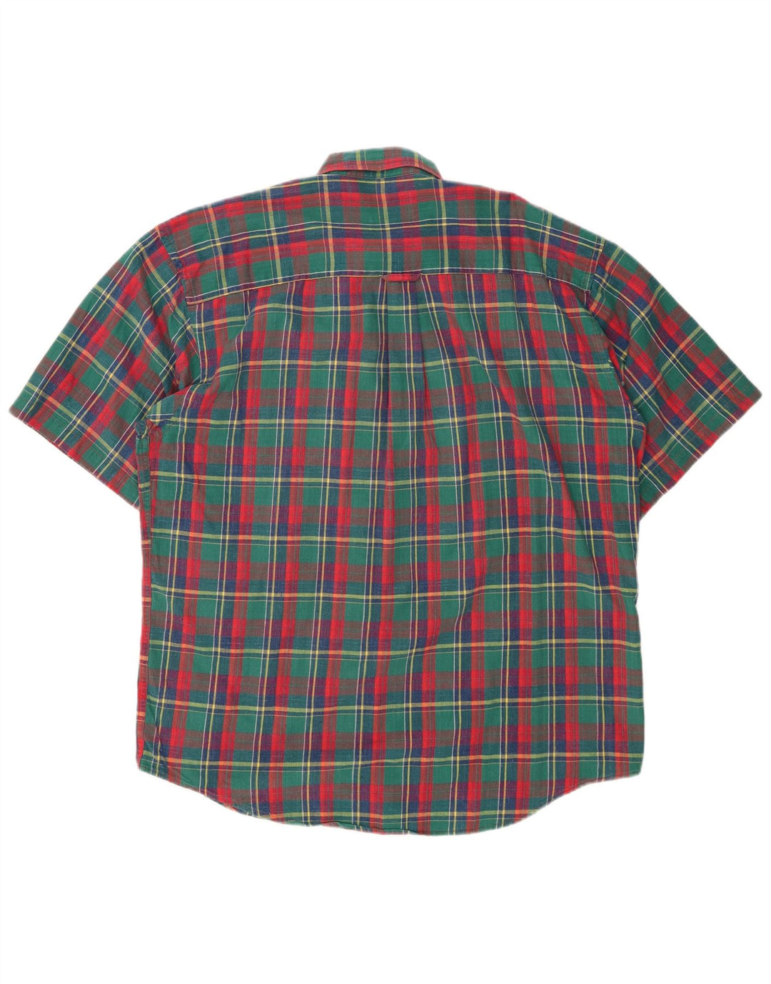 Camisa masculina de manga curta PENDLETON grande algodão xadrez multicolorido