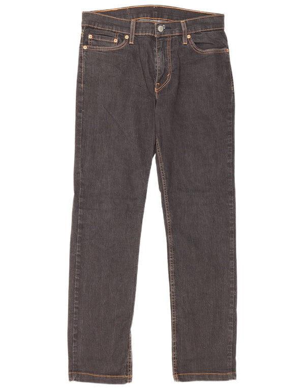 Levi's Masculino 511 Slim Jeans W30 L29 Algodão Preto