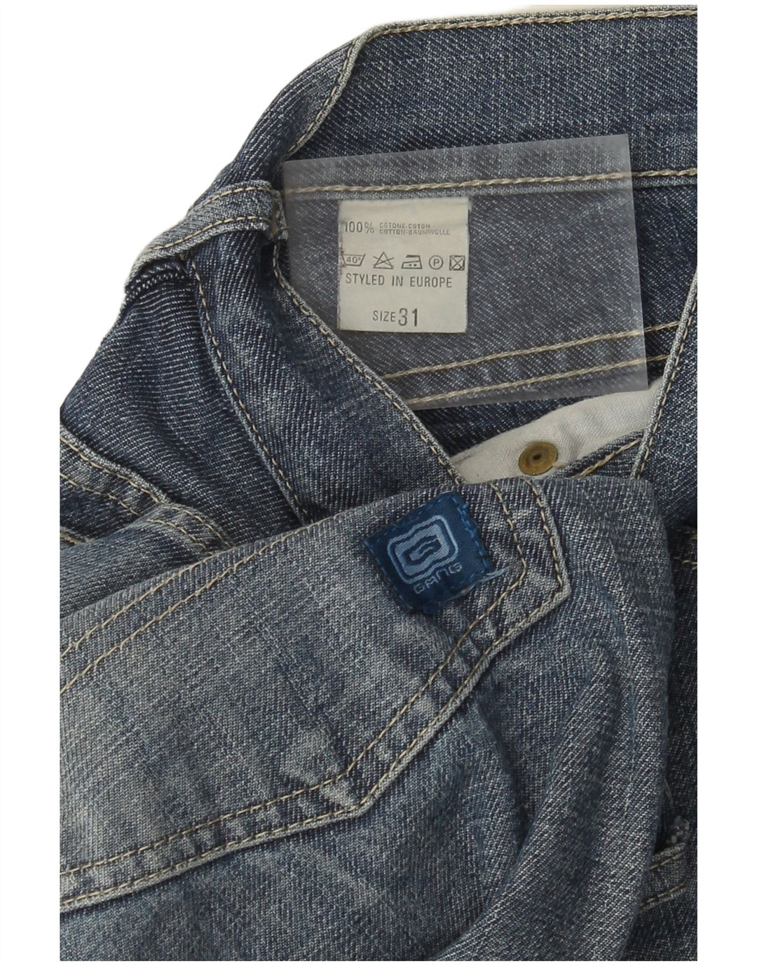 Calça jeans feminina Gang W31 L33 algodão azul