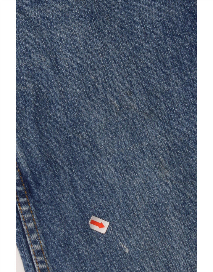 WRANGLER Masculino Texas Straight Jeans W33 L30 Azul Algodão