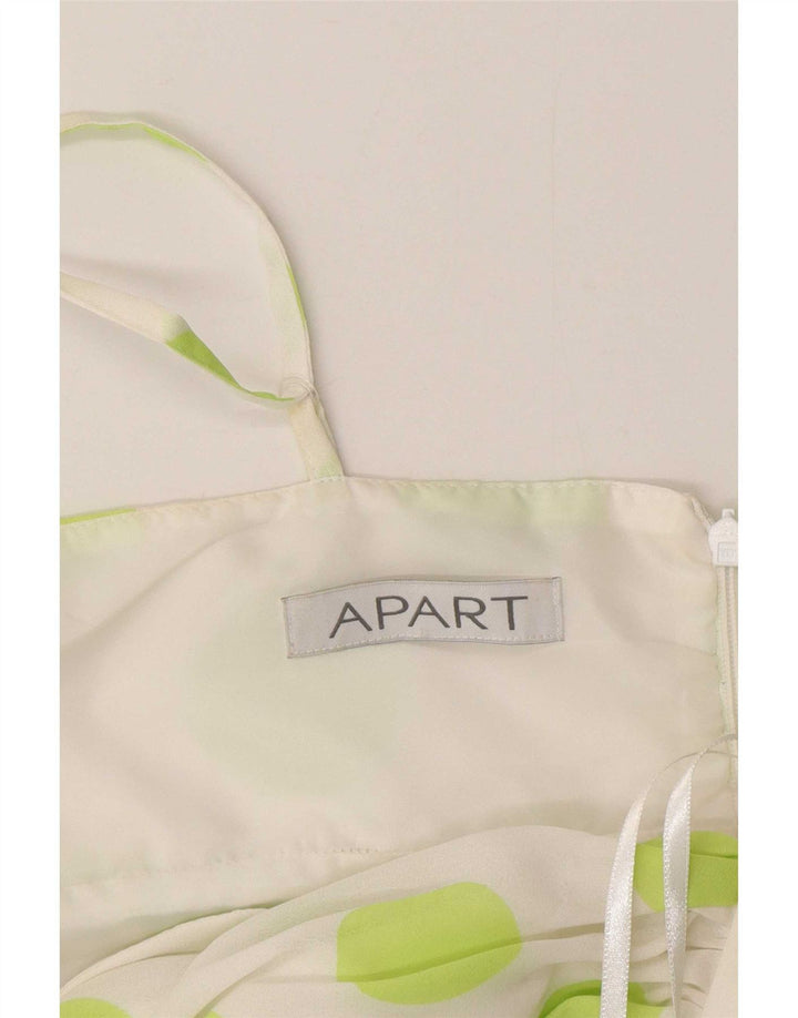 Apart Womens Sundress UK 12 Poliéster de bolinhas brancas médias