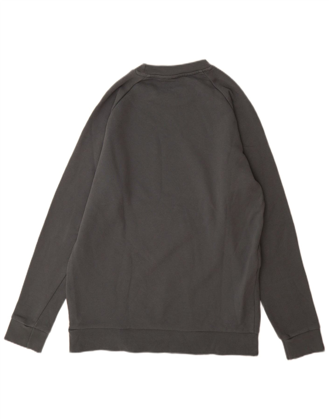 Adidas Mens Graphic Moletom Jumper Médio Algodão Cinza