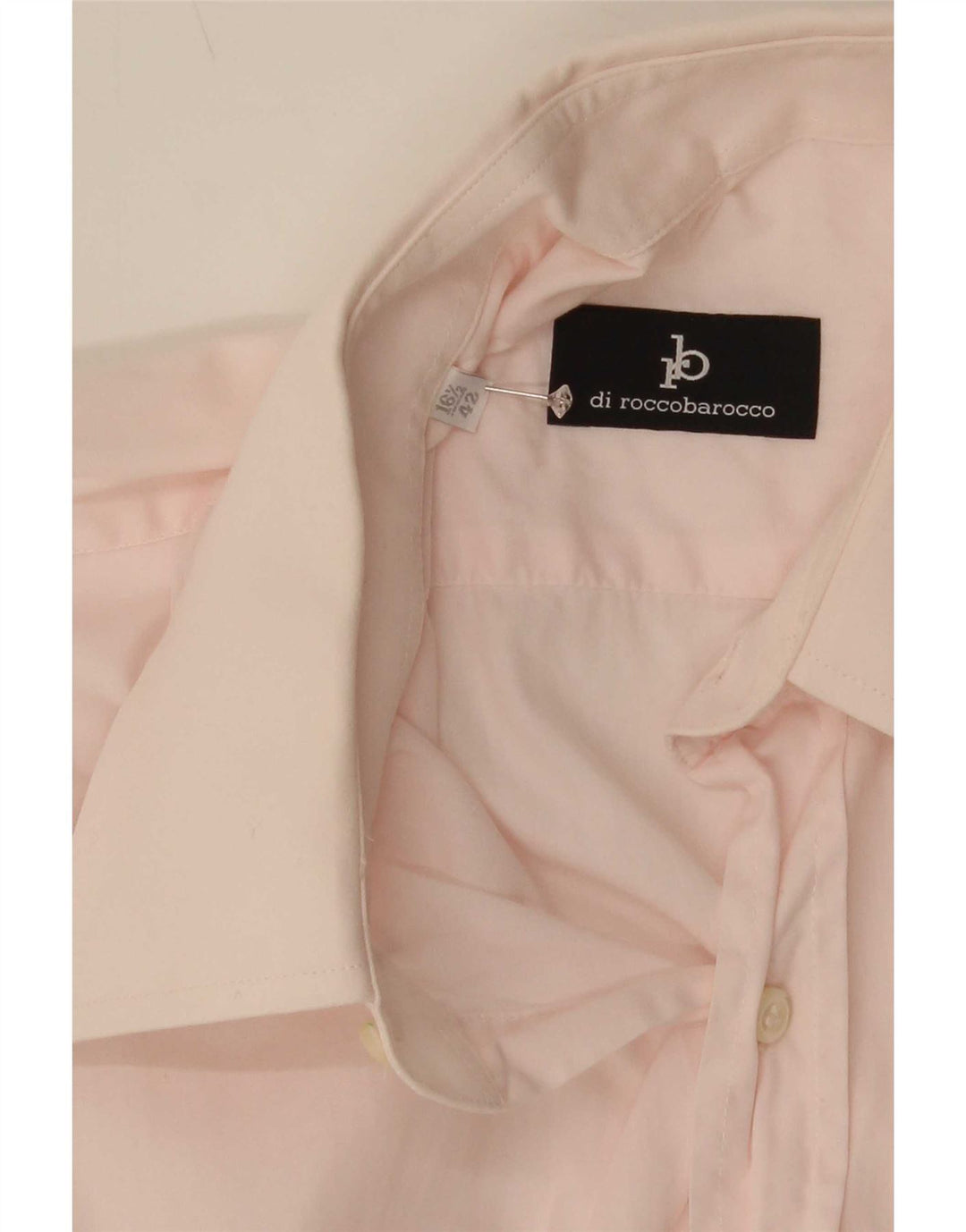 Camisa masculina Roccobarocco tamanho 42 16 1/2 grande rosa