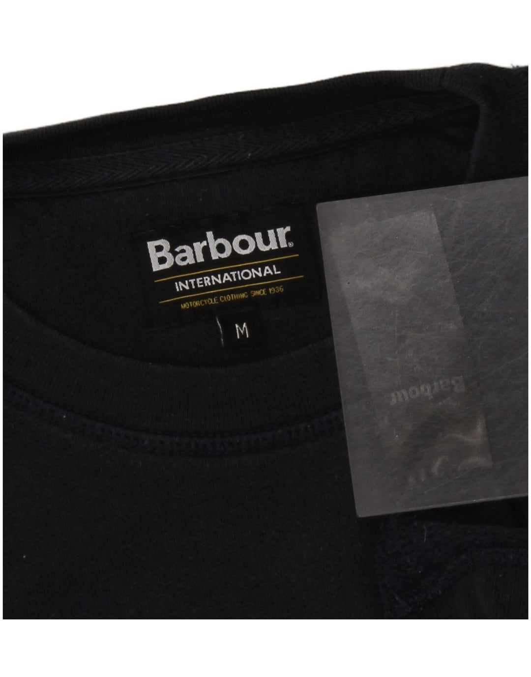 Suéter gráfico masculino BARBOUR de algodão azul marinho médio
