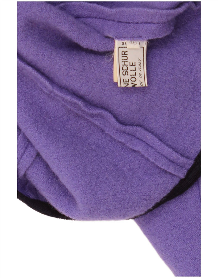 Jaqueta blazer feminina Merlet com 2 botões e manga 3/4 IT 46 grande roxo