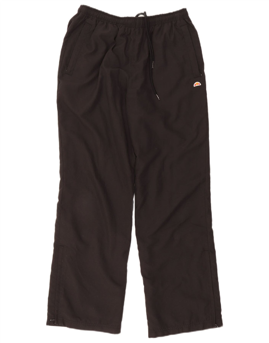 Calça de treino feminina Ellesse UK 14 grande poliéster preto