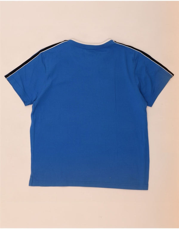 Adidas Mens T-Shirt Top UK 40/42 Medium Blue