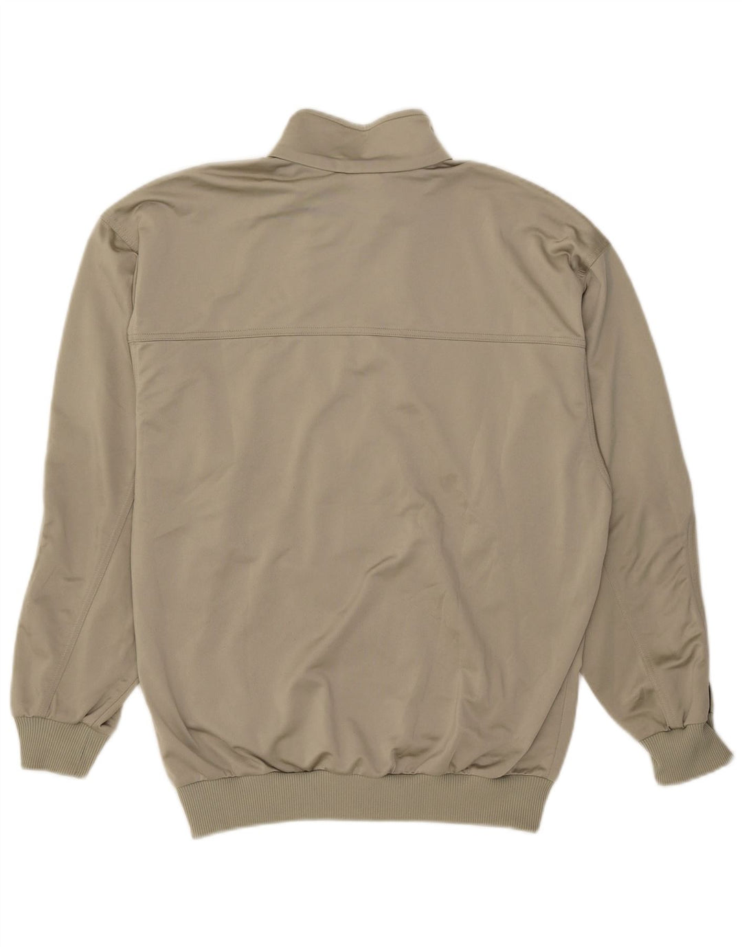 Adidas Mens Tracksuit Top Jacket UK 38/40 Medium Khaki Poliéster