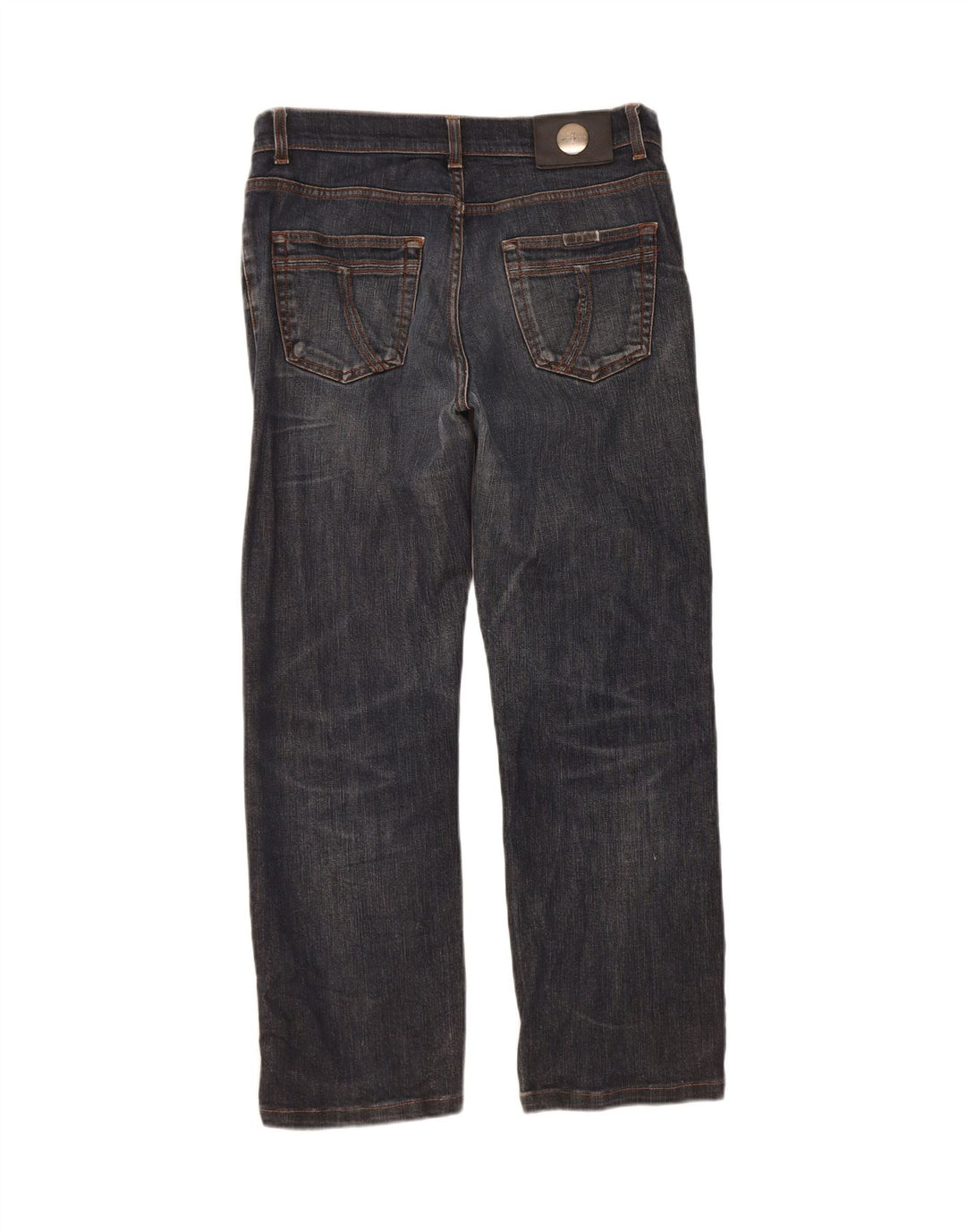Jeans retos masculinos TRUSSARDI W31 L27 algodão azul