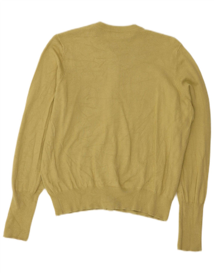 Suéter cardigã feminino Marks & Spencer UK 14 viscose verde médio