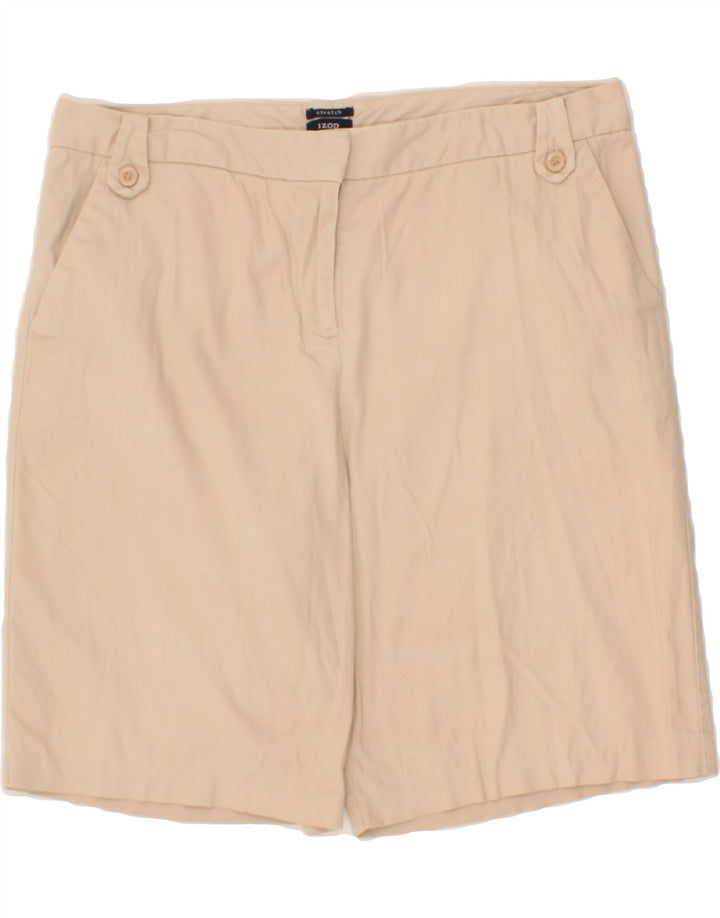 IZOD Womens Chino Shorts US 14 XL W36  Beige Cotton Vintage Izod and Second-Hand Izod from Messina Hembry 