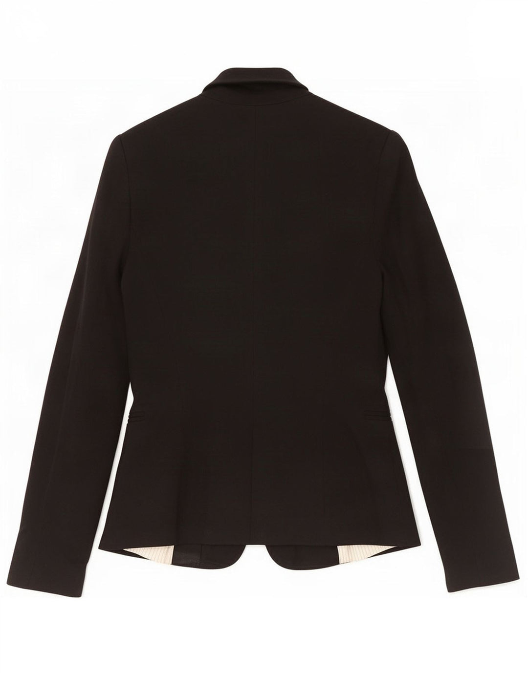 Jaqueta blazer feminina Zara com 1 botão Reino Unido 10 pequena viscose preta