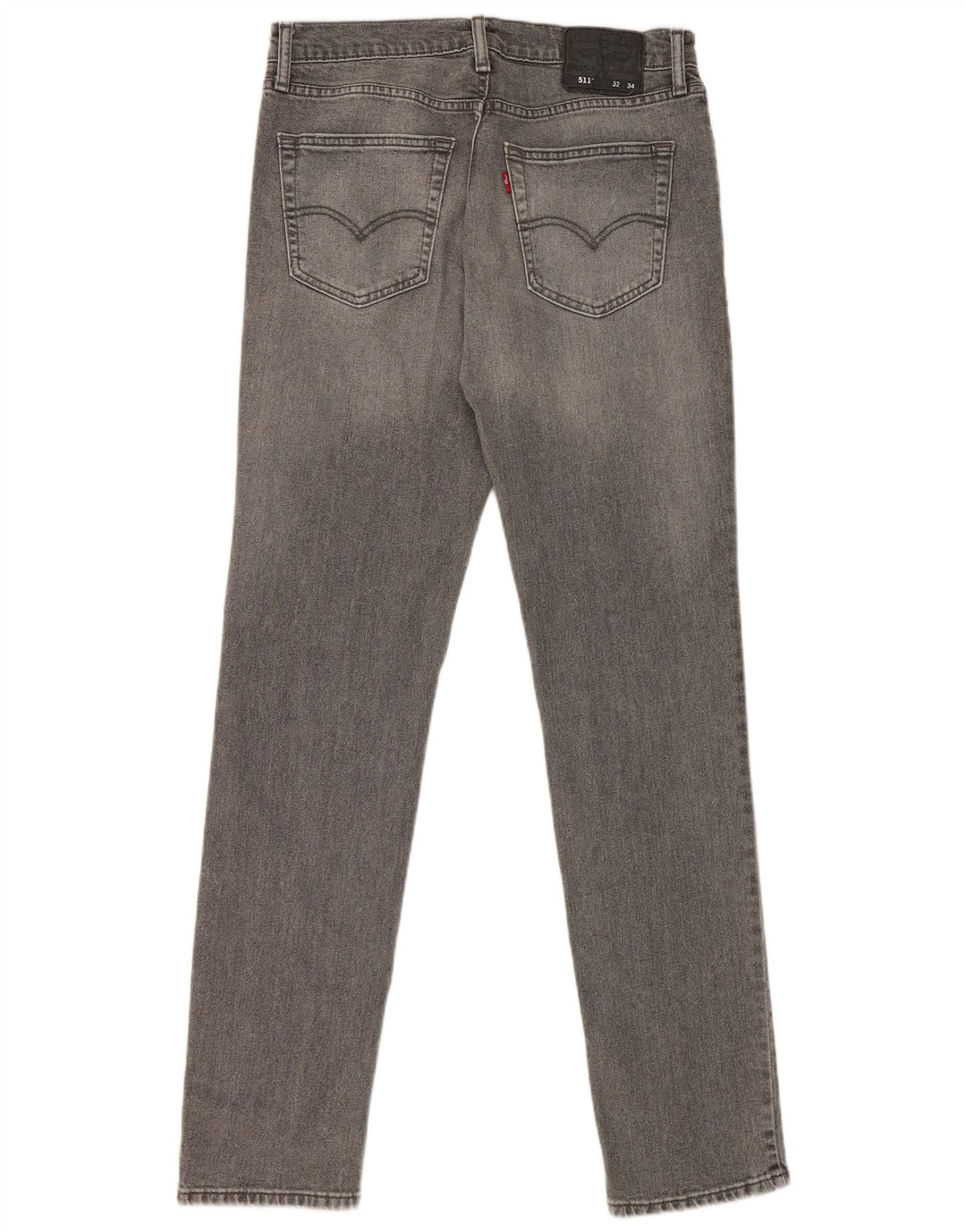Calça Jeans Levis 511 Slim Masculina W32 L34 Cinza Algodão