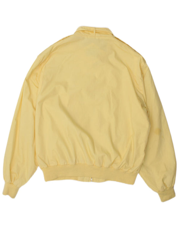 Jaqueta bomber masculina vintage UK 38 amarelo médio