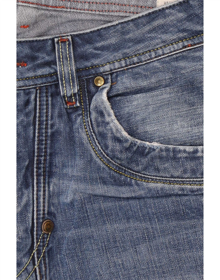 Diesel Mens Lemmen Bootcut Jeans W33 L32 Azul Algodão