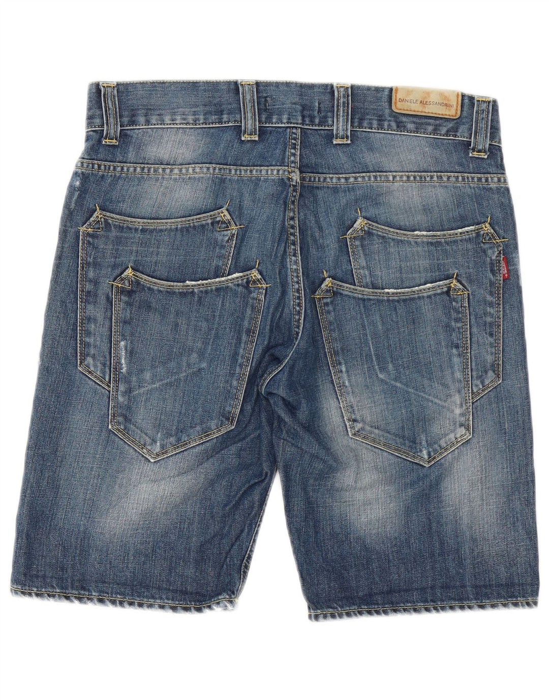 Daniele Alessandrini Shorts jeans masculino W32 algodão azul médio