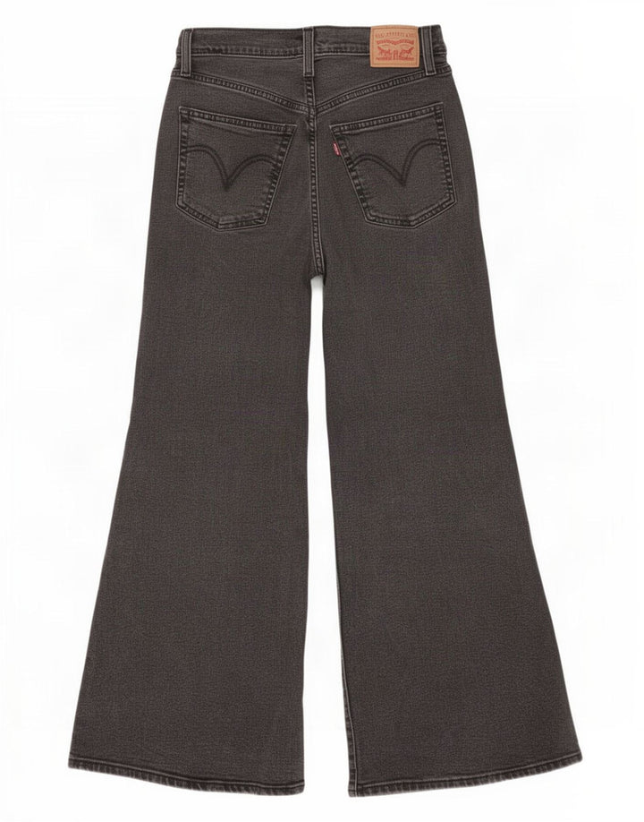 Jeans feminino Levi's Ribcage High Rise Flared W30 L28 cinza