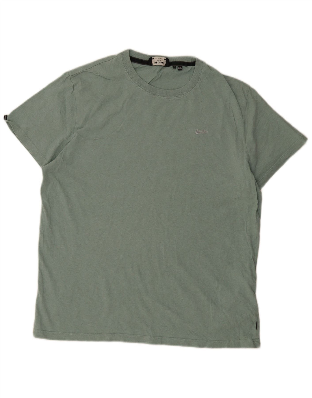 Camiseta masculina Superdry Top 2XL algodão verde