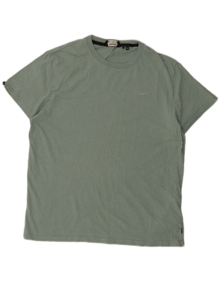 Camiseta masculina Superdry Top 2XL algodão verde