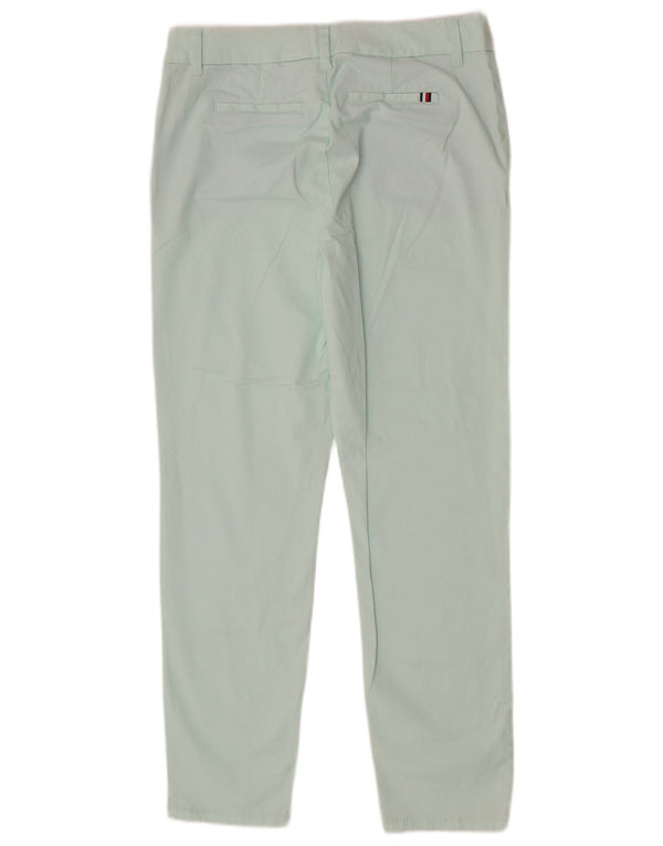 Tommy Hilfiger Calça Chino Feminina Slim EUA 6 Médio W28 L28 Algodão Verde