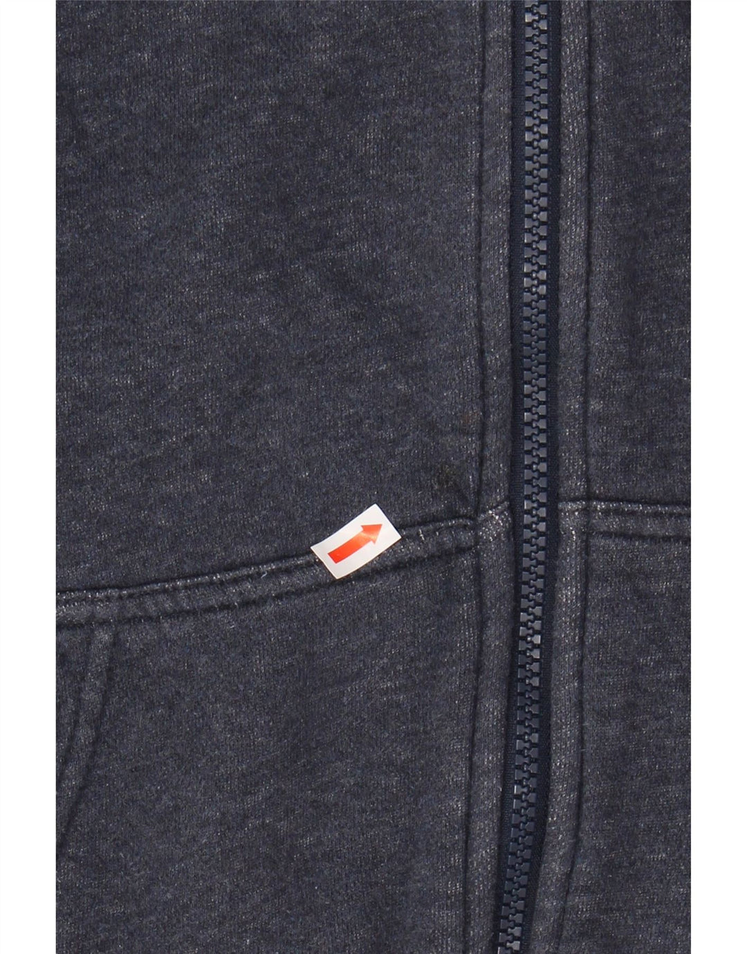 Suéter masculino NIKE com capuz e zíper médio azul marinho algodão