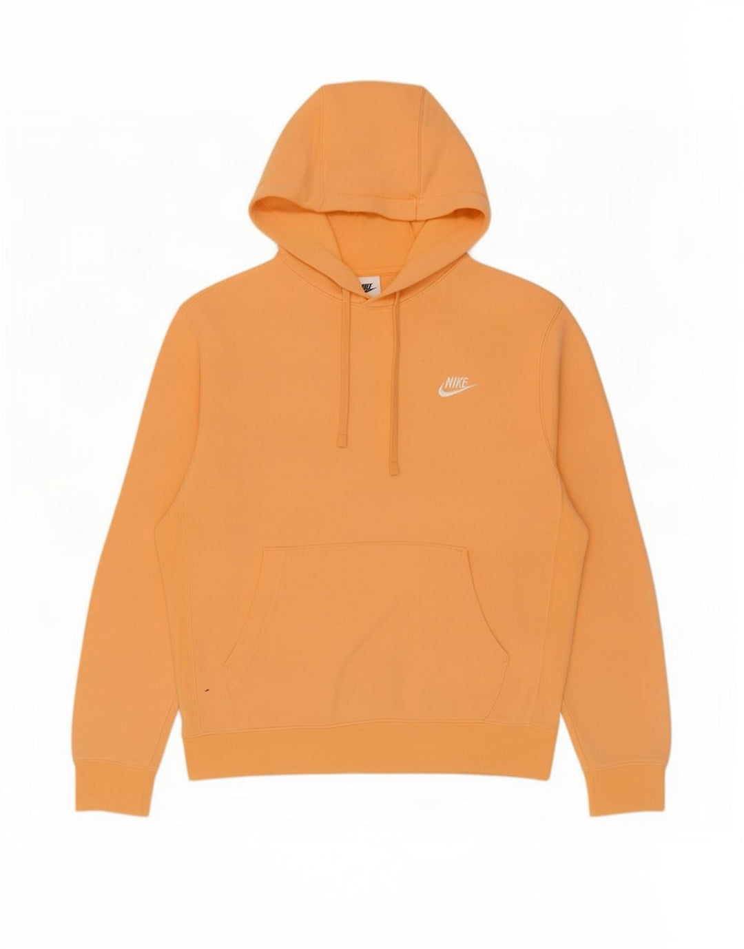 Nike Mens Hoodie Jumper Médio Algodão Laranja