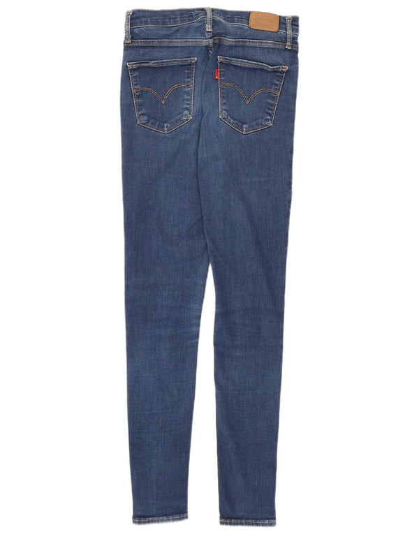 Calça jeans feminina Levi's 720 High Rise Super Skinny W27 L30 azul marinho algodão