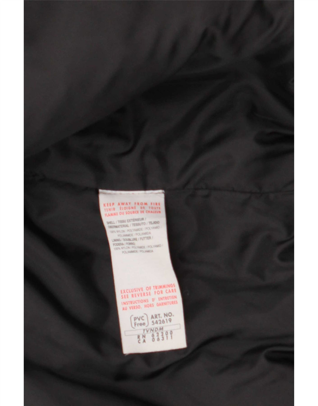Jaqueta acolchoada feminina Puma UK 14 médio preto nylon