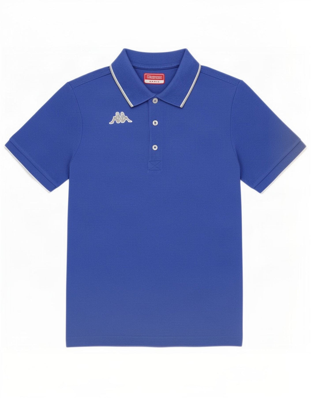 Camisa polo masculina Kappa pequena azul