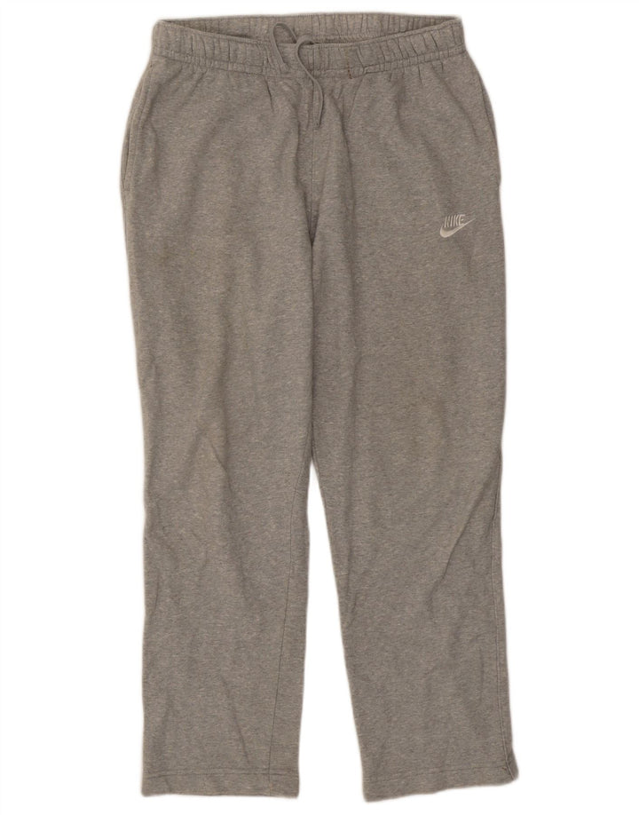 Calça de treino masculina Nike grande algodão manchado cinza