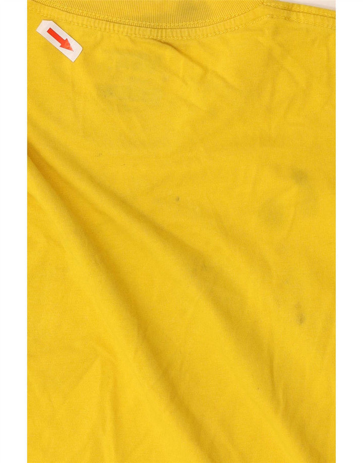 Camiseta Vans Masculina Classic Fit Graphic Top Médio Algodão Amarelo