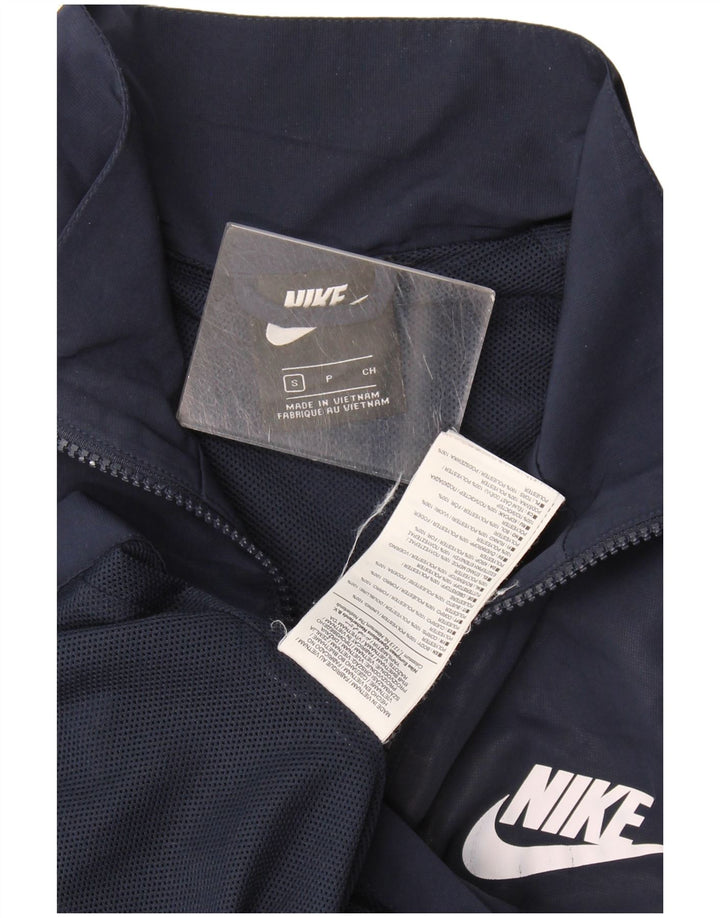 Nike Mens Treino Top Jacket Pequeno Poliéster Azul Marinho