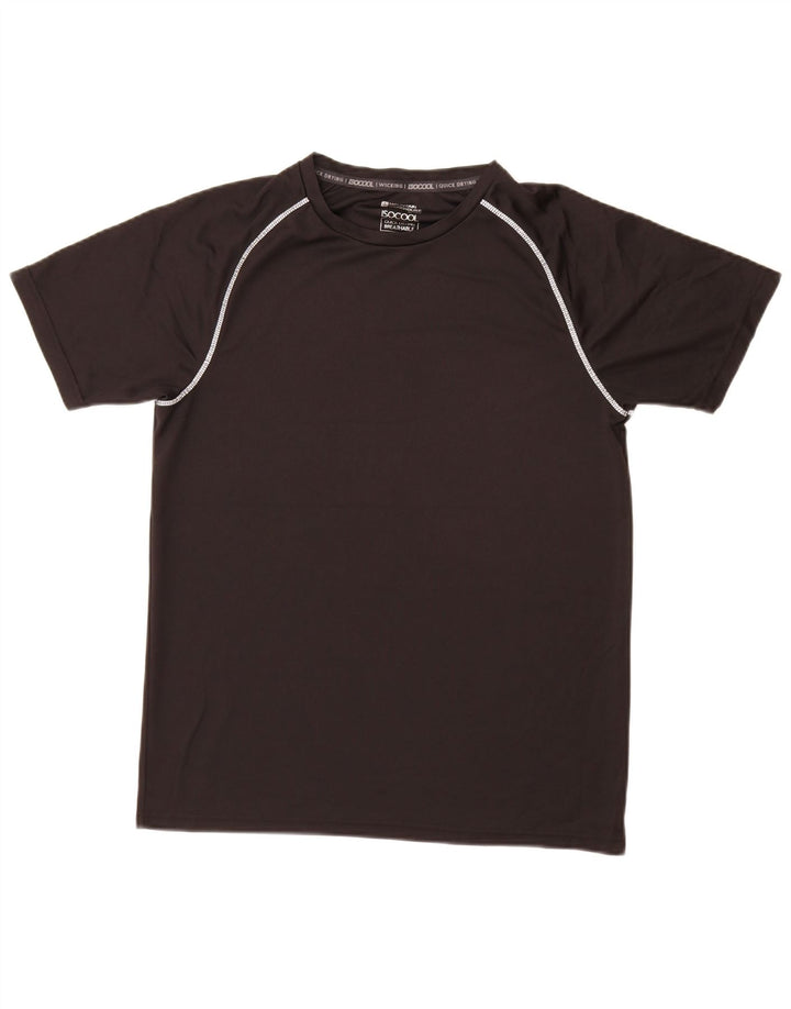 Camiseta masculina Mountain Warehouse poliéster preto médio