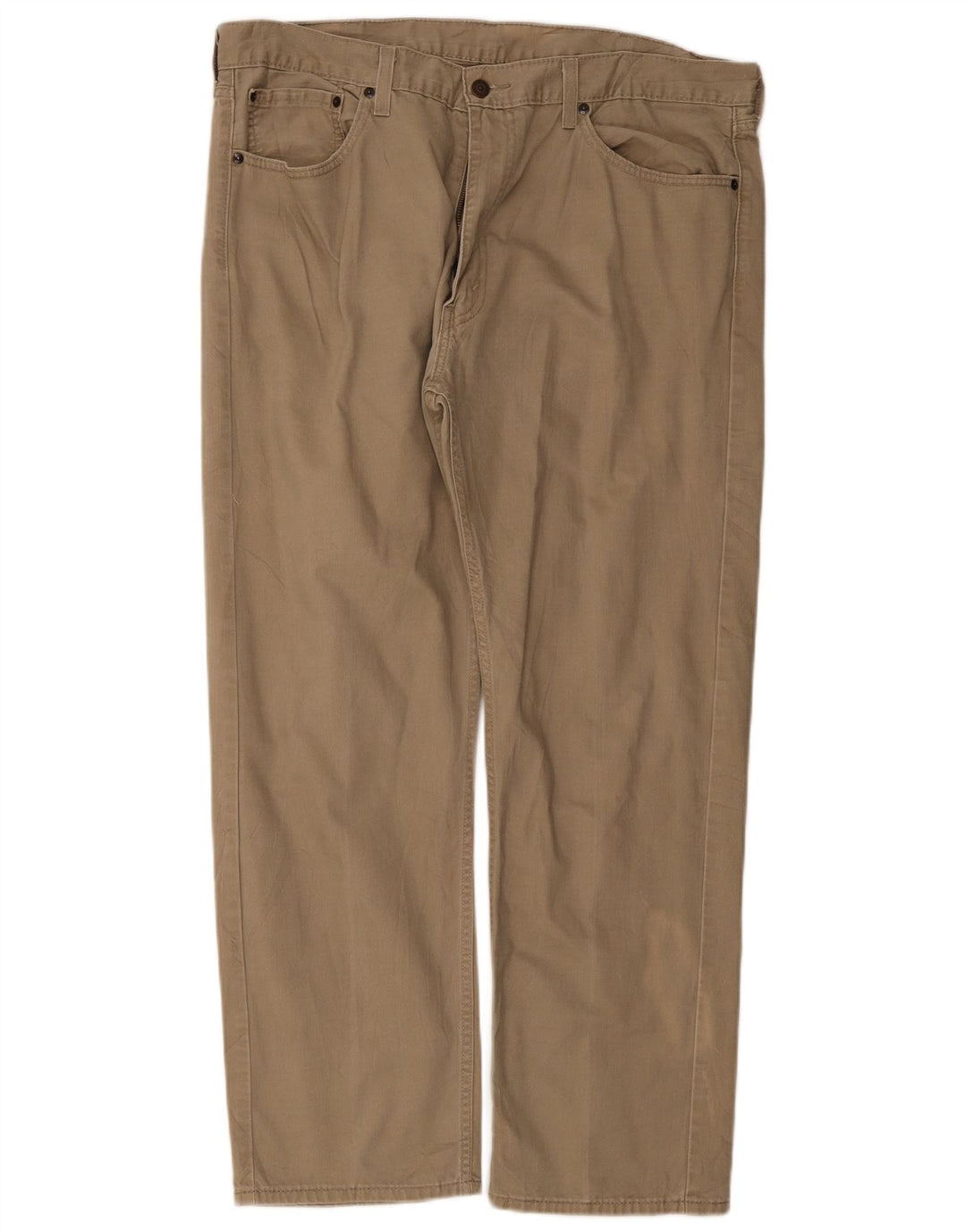 Shorts esportivos retos masculinos Levi's W38 L30 bege