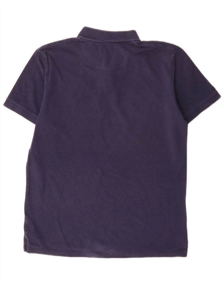 Camisa polo masculina Wrangler grande algodão azul marinho