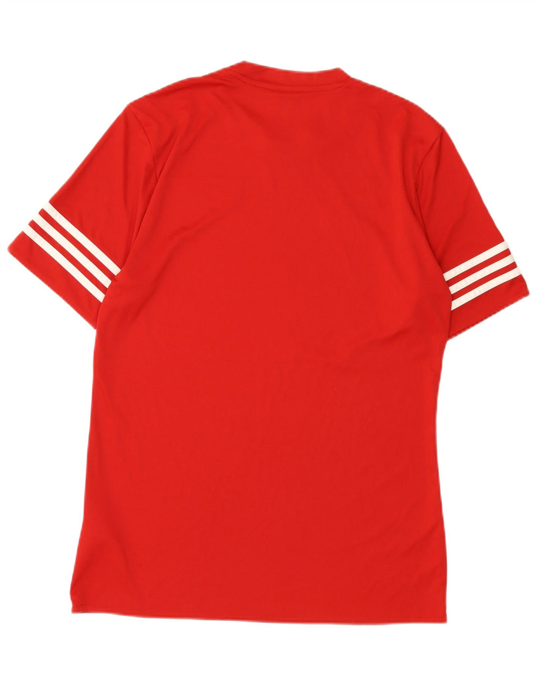 Adidas Mens Climalite Camiseta Top Médio Poliéster Vermelho