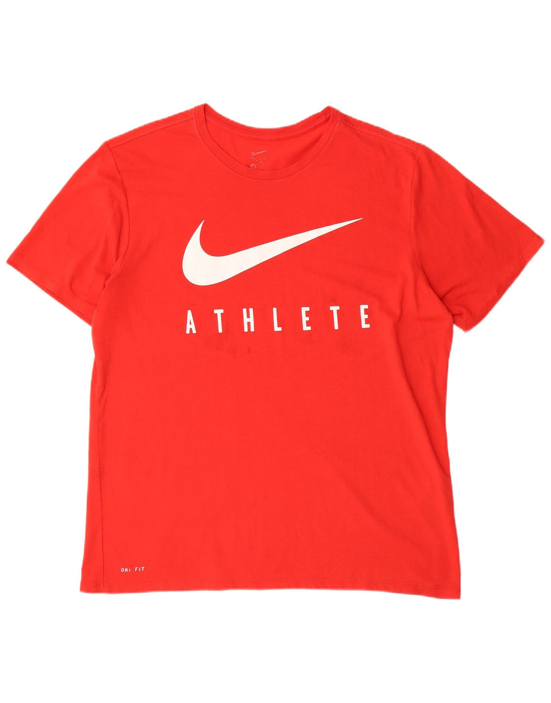 Camiseta gráfica masculina NIKE Top grande poliéster vermelho