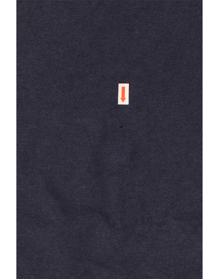Camisa polo masculina Kappa de algodão azul marinho médio