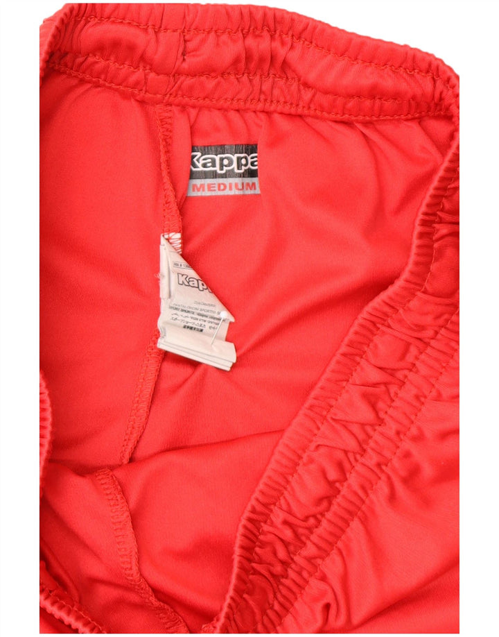 Kappa Mens Sport Shorts Médio Poliéster Vermelho