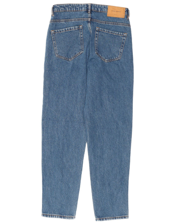 Zara Mulher Trafaluc Tapered Jeans EU 36 XS W26 L27 Azul