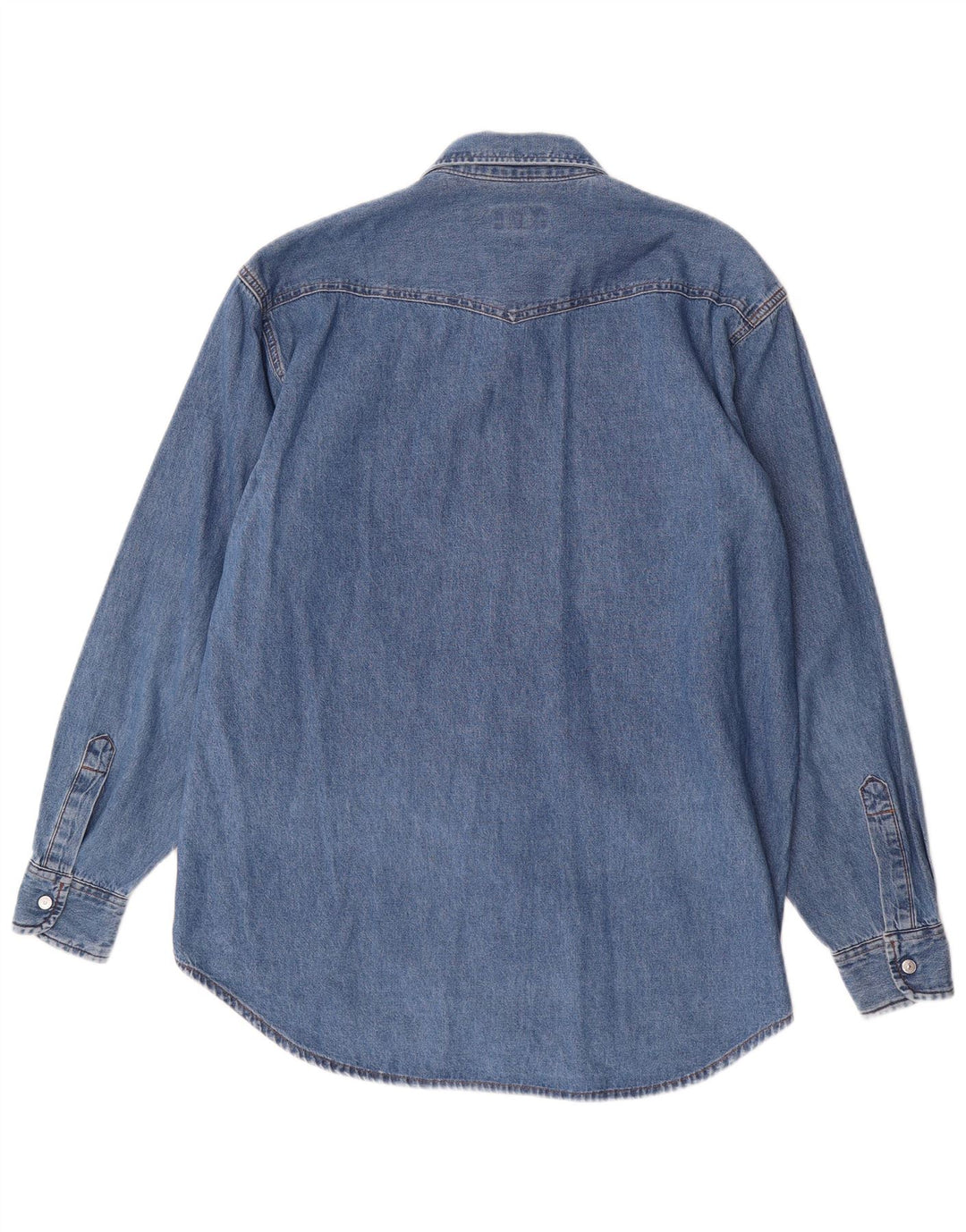 Camisa jeans masculina CARRERA algodão azul médio