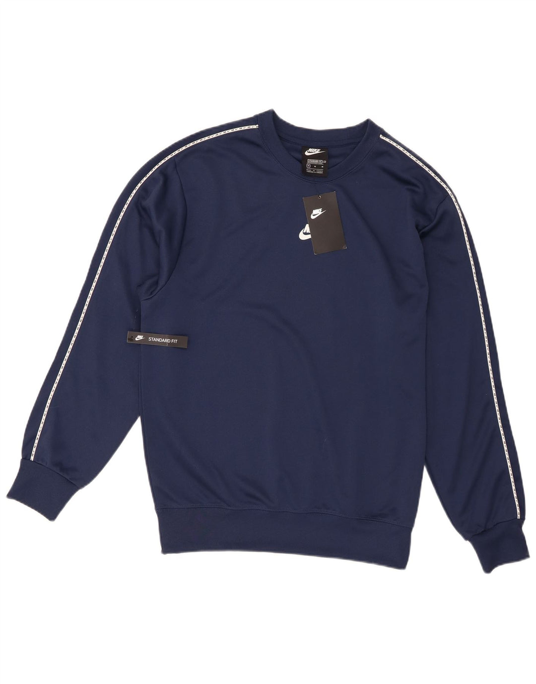 Moletom masculino Nike Graphic Standard Fit moletom médio azul marinho poliéster