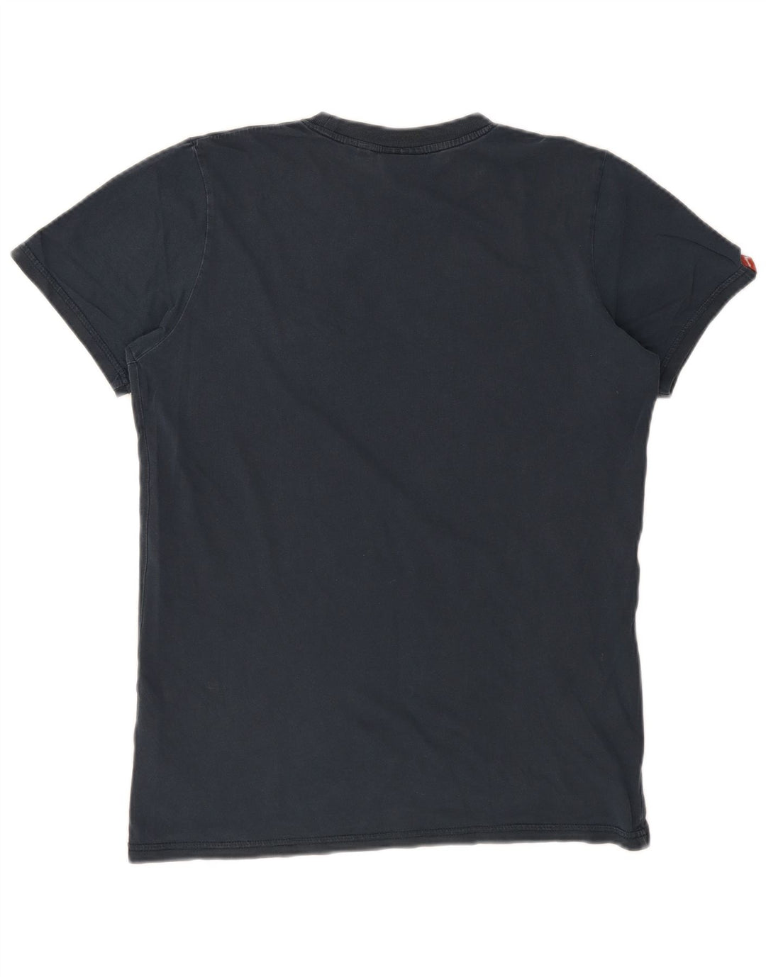 Camiseta masculina SUPERDRY com estampa gráfica pequena azul marinho