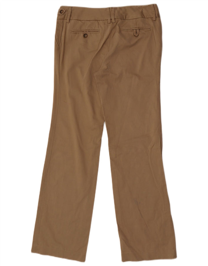Calça Chino Reta Mulher Massimo Dutti EU 40 Médio W30 L30 Bege
