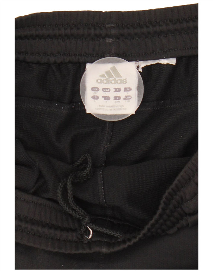 Shorts esportivos masculinos Adidas grandes pretos