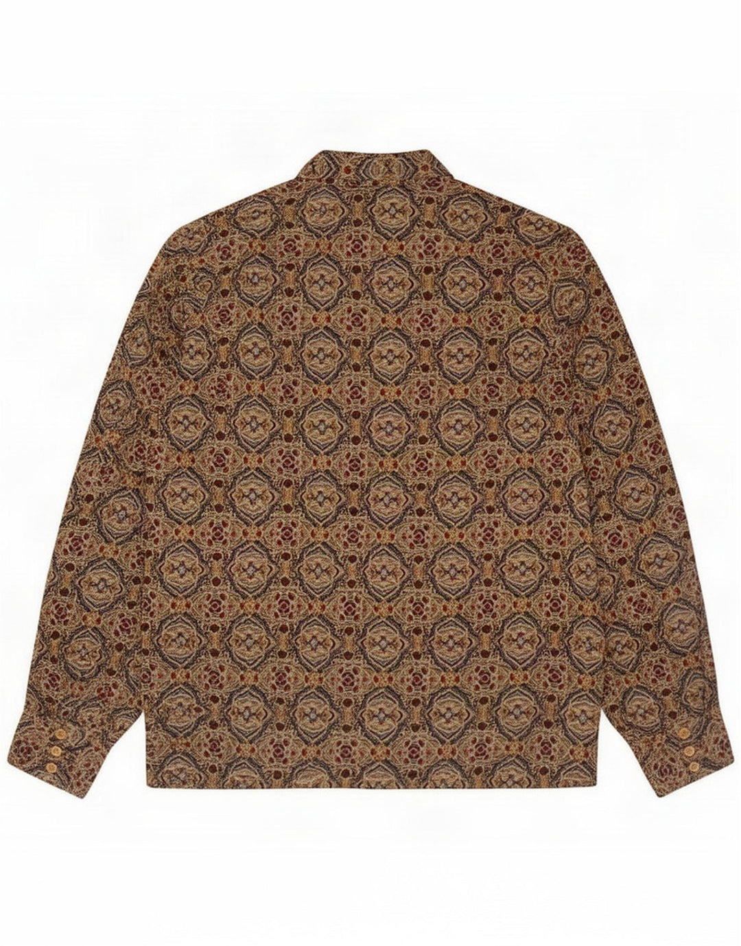 Blusa feminina vintage com estampa abstrata Reino Unido 16 grande multicolorida