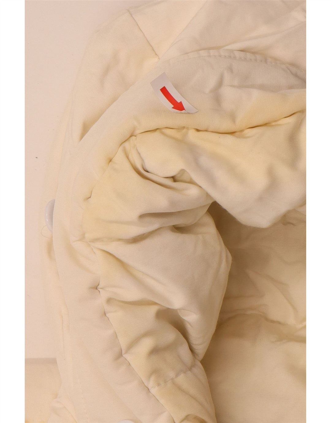 Casaco acolchoado com capuz masculino Woolrich UK 40 grande algodão branco